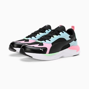 PUMA X-Ray Fluido Women's Sneakers, PUMA Black-Turquoise Surf-Pink Lilac, extralarge-IND
