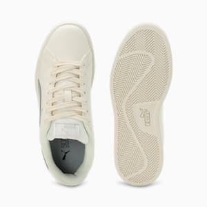 Whizzlite Women's Sneakers, Warm White-Matte Silver, extralarge-IND