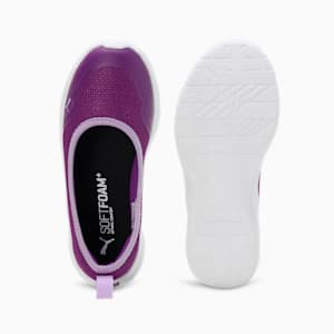 PUMA Sienna Softride Youth Slip-On Shoes, Purple Pop-Vivid Violet-PUMA White, extralarge-IND