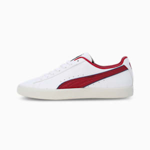 Clyde Varsity Unisex Sneakers, PUMA White-Team Regal Red, extralarge-IND