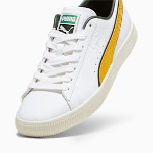Clyde Varsity Sneakers, PUMA White-Yellow Sizzle, extralarge