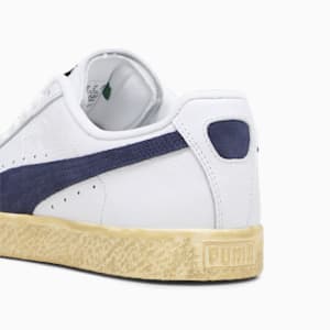 Clyde Vintage Unisex Sneakers, PUMA White-PUMA Navy, extralarge-IND