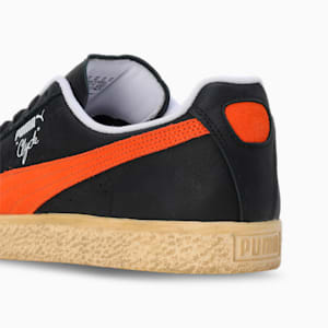 Clyde Vintage Unisex Sneakers, PUMA Black-Rickie Orange, extralarge-IND