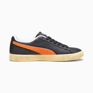 Zapatos deportivos Clyde Vintage, PUMA Black-Rickie Orange, extragrande