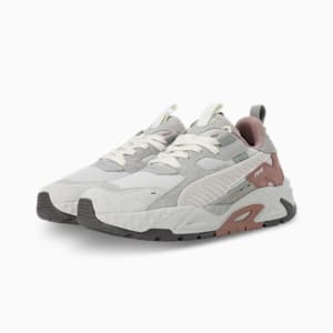 RS-Trck New Horizon Unisex Sneakers, Glacial Gray-Matte Rose Gold, extralarge-IND