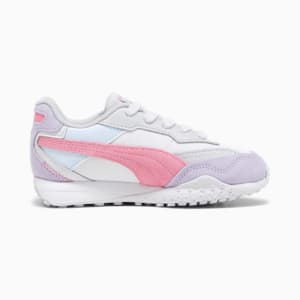 Tenis deportivos para niños Blktop Rider BTS, Feather Gray-Strawberry Burst, extralarge