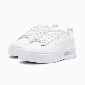 Mayze Cosmic Girl Kids' Sneakers, PUMA White-Koral Ice, extralarge-IND