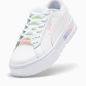 Mayze Cosmic Girl Kids' Sneakers, PUMA White-Koral Ice, extralarge-IND