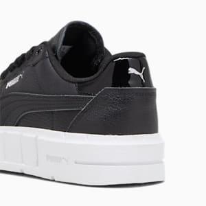 PUMA Cali Court Patent Women's Sneakers, PUMA Black-PUMA White, extralarge-IND