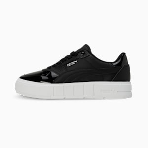 Cali Court Patent Women's Sneakers, PUMA Black-PUMA White, extralarge-IND