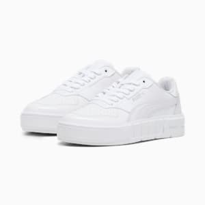 PUMA Cali Court Patent Women's Sneakers, PUMA White, extralarge-IND