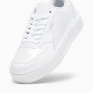 PUMA Cali Court Patent Women's Sneakers, PUMA White, extralarge-IND