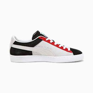 Tenis deportivos Suede Iconix 23 para hombre, Cool Light Gray-For All Time Red, extralarge