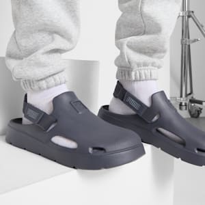 Shibui Mule Slip-On, Galactic Gray-Cool Mid Gray, extralarge