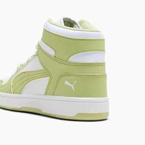 Tenis para mujer PUMA Rebound LayUp SL, PUMA White-Pistachio Green-Calming Green, extralarge