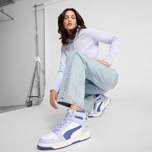 Tenis para mujer PUMA Rebound LayUp SL, PUMA White-Blue Crystal-Cool Weather, extralarge