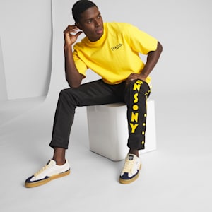 Tenis PUMA x BLACK FIVES Rens 100 Suede, Ivory Glow-PUMA Navy, extralarge