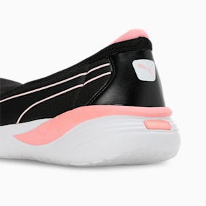 Flaira Softride Sporty Women's Slip-On Shoes, PUMA Black-Peach Smoothie-PUMA White, extralarge-IND