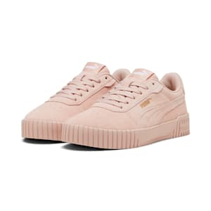 ウィメンズ プーマ キャリーナ 2.0 SD スニーカー, Rose Quartz-PUMA Gold, extralarge-JPN