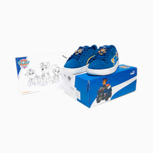 PUMA x PAW PATROL Suede Chase Little Kids' Sneakers, Clyde Royal-Racing Blue-Pelé Yellow, extralarge