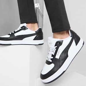 PUMA Caven 2.0 Lux Sneakers, PUMA Black-PUMA Silver-PUMA White, extralarge