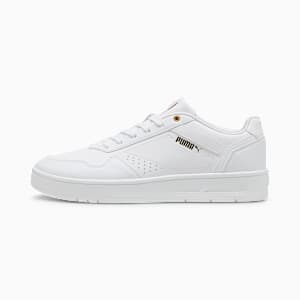 Sneakers Court Classic, homme, PUMA White-PUMA Gold, extralarge