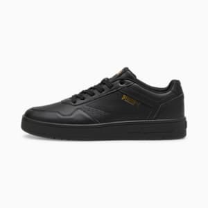 ユニセックス コート クラシック スニーカー, PUMA Black-PUMA Gold, extralarge-JPN