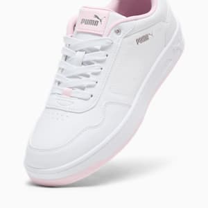 Court Classy Women's Sneakers, PUMA White-Whisp Of Pink-Puma Silver, extralarge