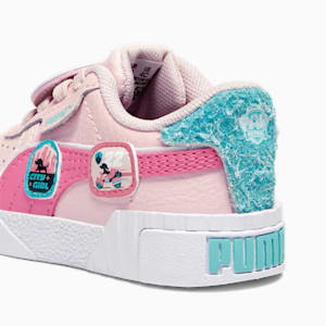 PUMA x PAW PATROL Cali Team Toddlers' Sneakers, Pink Dogwood-Loveable-Team Aqua, extralarge