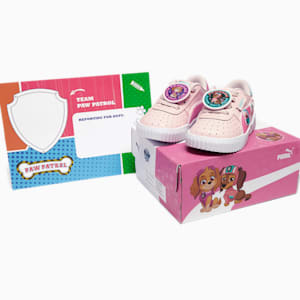 Tenis Bebés Cali PUMA x PAW PATROL, Pink Dogwood-Loveable-Team Aqua, extralarge