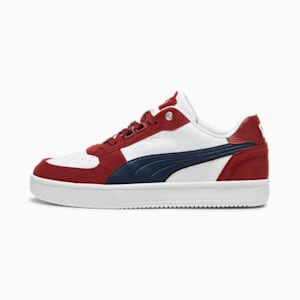 PUMA Caven 2.0 Lux SD Sneakers, Intense Red-Club Navy-PUMA White, extralarge