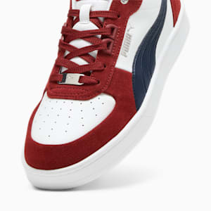 PUMA Caven 2.0 Lux SD Sneakers, Intense Red-Club Navy-PUMA White, extralarge