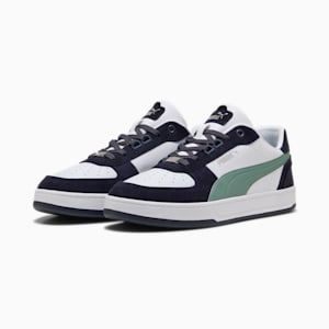 PUMA Caven 2.0 Lux SD Sneakers, PUMA White-Green Moon-New Navy, extralarge