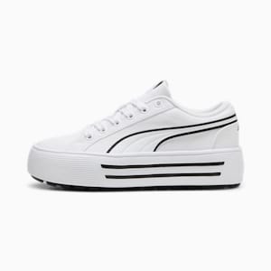 Kaia 2.0 CV Women's Sneakers, PUMA White-PUMA Black, extralarge