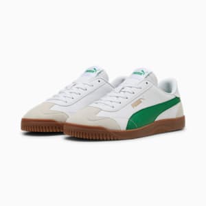 Tenis PUMA Club II Era, PUMA White-Archive Green-Vapor Gray, extralarge