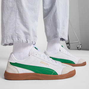 PUMA Club 5v5 Men's Sneakers, PUMA White-Archive Green-Vapor Gray, extralarge