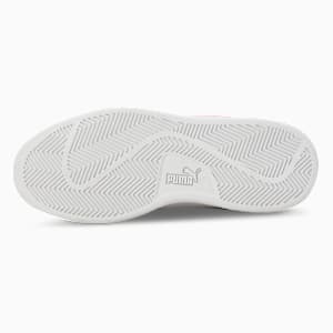 Smashic Women's Soft Suede Sneakers, PUMA White-Peony-Matte Silver, extralarge-IND
