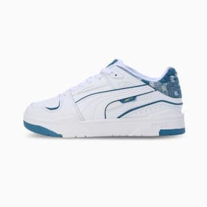 Slipstream Bball Denim Sneakers, PUMA White-Deep Dive, extralarge-IND