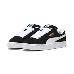 ユニセックス スウェード XL スニーカー, PUMA Black-PUMA White, extralarge-JPN