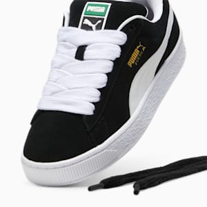Suede XL Men's Sneakers, PUMA Black-PUMA White, extralarge
