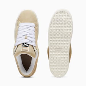 Suede XL Sneakers, Putty-Warm White, extralarge