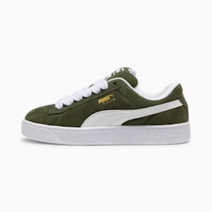 Suede XL Men's Sneakers, Dark Olive-PUMA White, extralarge