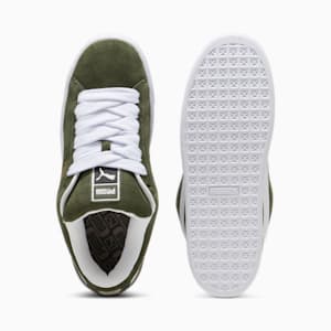 Suede XL Men's Sneakers, Dark Olive-PUMA White, extralarge