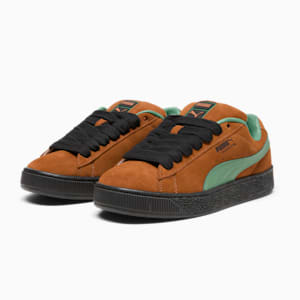 Mens puma hot sale suede black