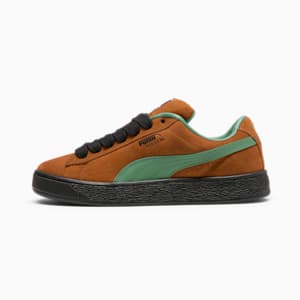 Suede XL Men's Sneakers, Teak-Deep Forest-PUMA Black, extralarge