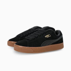 Suede XL Unisex Sneakers, PUMA Black-Puma Team Gold, extralarge-IND