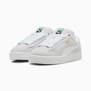 Tenis Suede XL, Silver Mist-PUMA White, extralarge