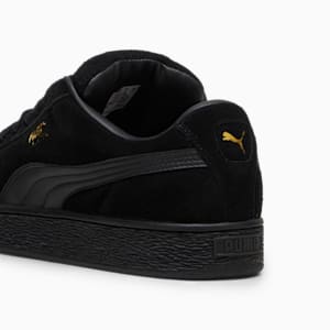 All black suede pumas women's top