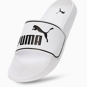 Leadcat 2.0 Unisex Slides, PUMA White-PUMA Black, extralarge-IND