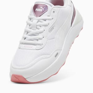 Runtamed Platform GirlPower Women's Sneakers, PUMA White-PUMA Silver-Passionfruit, extralarge-IND